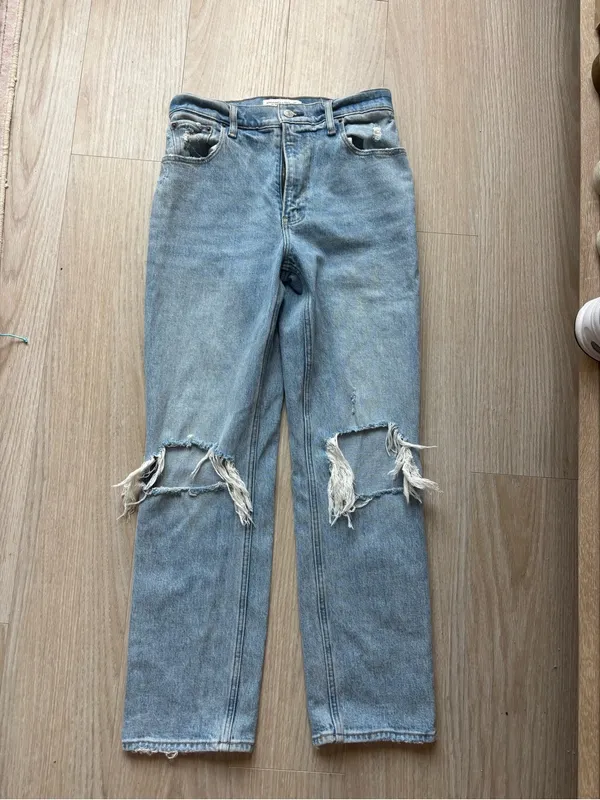 Abercrombie & Fitch 90s straight ultra high rise Straight Jeans - Image 3