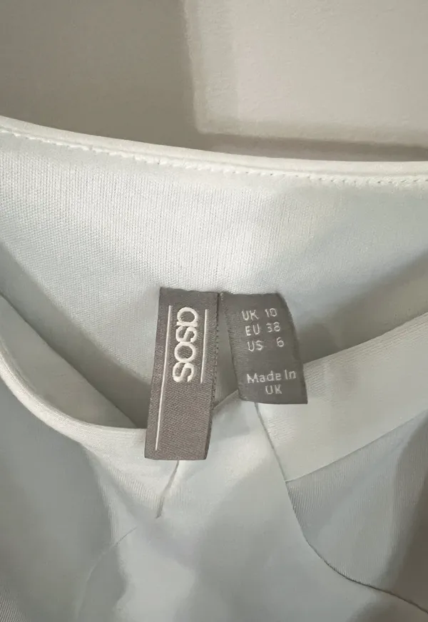 ASOS White LS Romper - Image 7