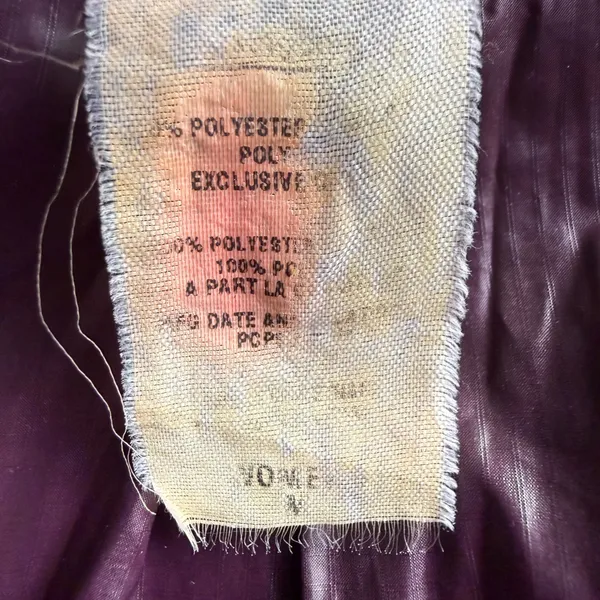 Patagonia Reversible Los Lobos Vest Women Medium Burgundy Fleece Puffer Gorpcore - Image 9