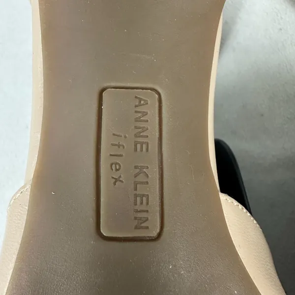 Anne Klein iFlex Women’s Tan Heeled Dress Shoes Size 10M Kitten Heel Slingback - Image 3