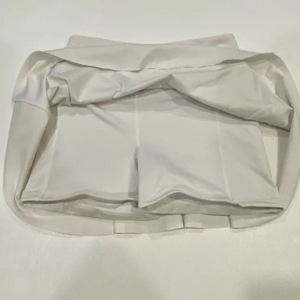 Athleta Ace Tennis Skort White 13.5” Size XS Athletic Running Golf Skirt - Image 3
