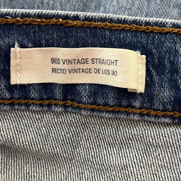 Universal Thread 90s Vintage Straight Jeans Women’s 10R Medium Wash High Rise - Image 4