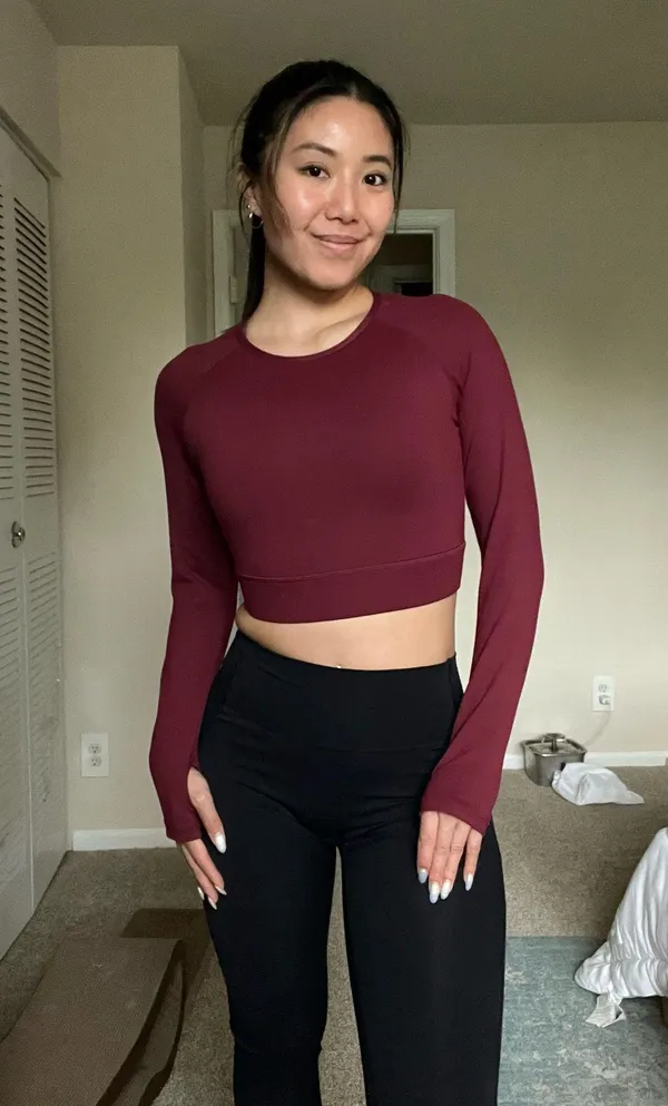 AYBL Long Sleeve Crop Top Core - Image 2