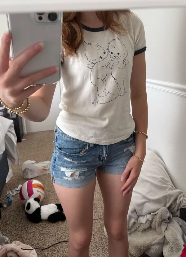 Vintage Brandy Melville Baby Tee - Image 2