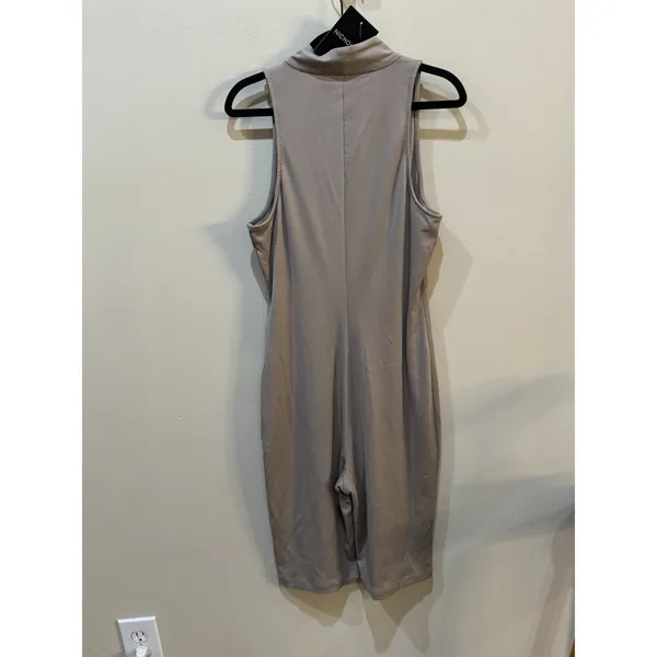 NICHOLAS THE LABEL Paola Stretch Ribbed Knit Romper Size‎ Small Medium Branch - Image 4