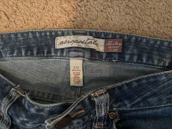 Vintage Aeropostale skinny flares - Image 4
