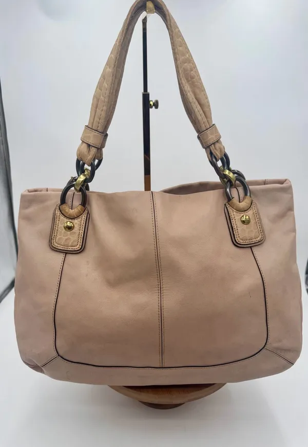 Coach Kristin Spectator Leather East West Zip Tote Bag - Image 2