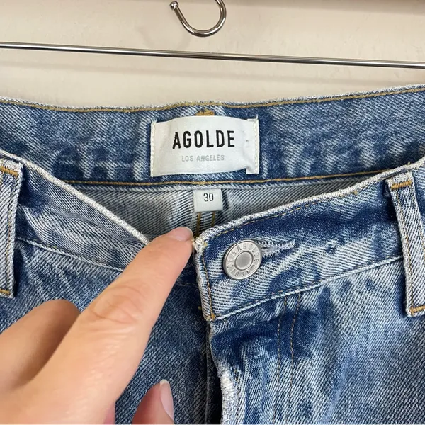 AGOLDE Fen High Rise Relaxed‎ Taper in Wander Size 30 - Image 3