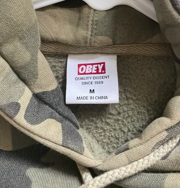 Obey Camo Hoodie - Image 3