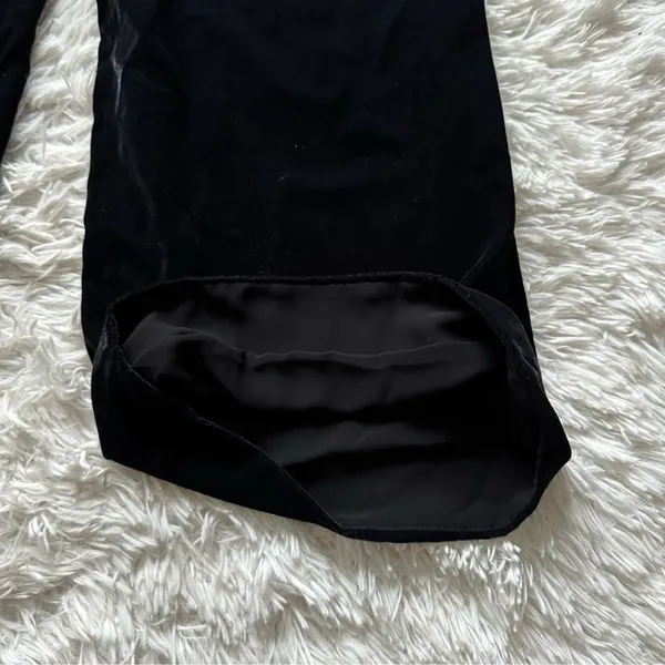 Jcrew Cropped Velvet Jumpsuit Black Size 6 - Image 8