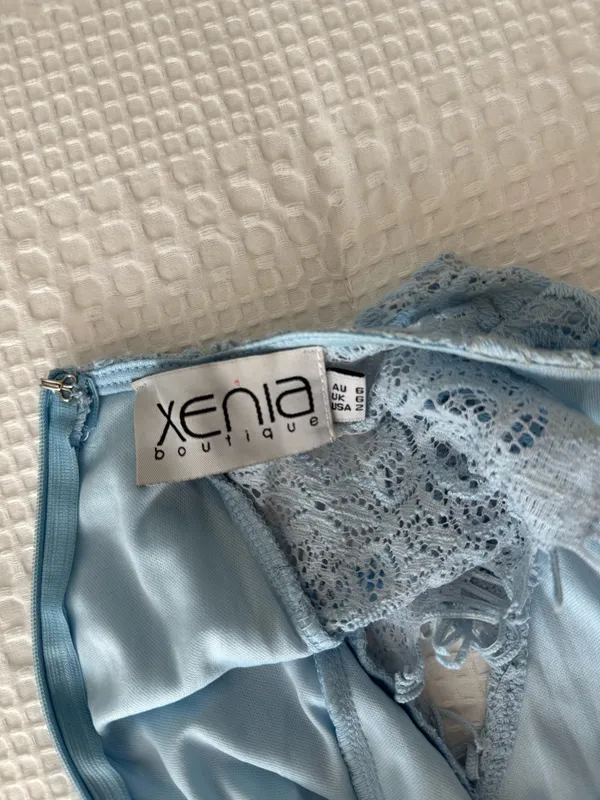 Xenia Boutique Dress Lace Blue - Image 3