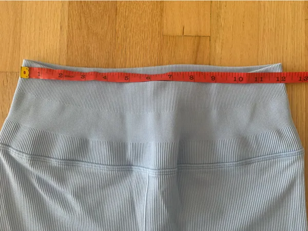 Alo Yoga Seashell Blue Seamless Ribbed Set - Image 3