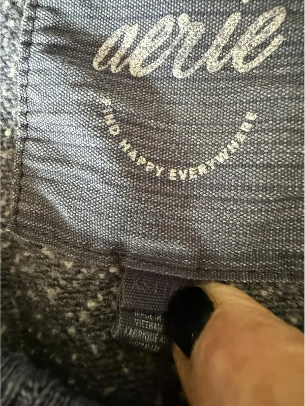 Aerie Graphic Crewneck Sweatshirt Blue Gray Women's Relaxed Fit - Image 6
