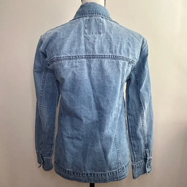 Bagatelle Lightweight Casual Denim Jacket Light Wash Women XS‎ GUC - Image 6