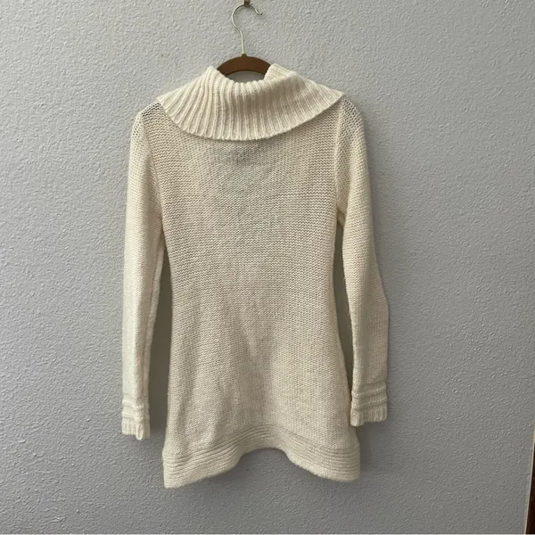 Y2K Cream Sweater Jacket Cardigan - Image 4