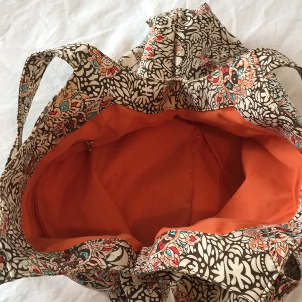 Old Navy Mutilcolor Purse With Leaf & Rhinestone Detail - Image 3