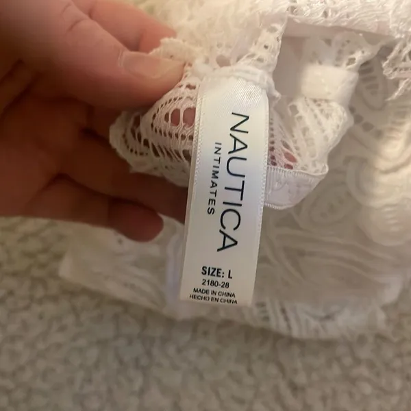 Nautica white lace bralette - Image 3