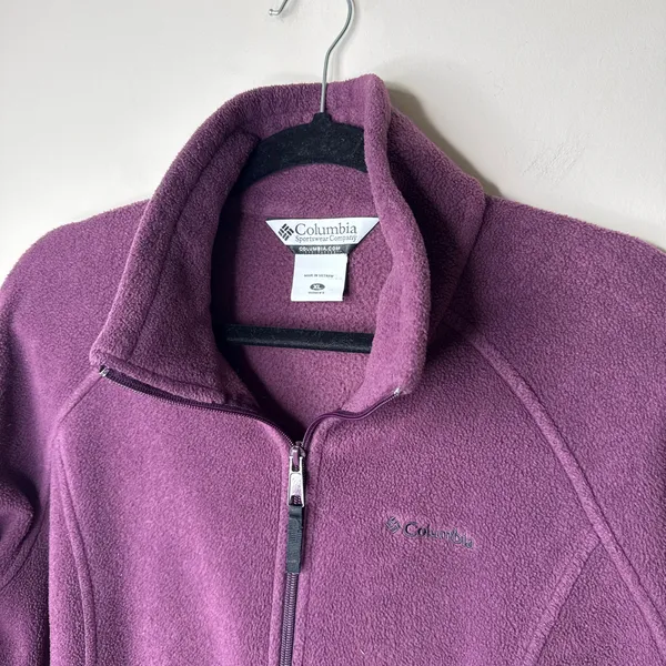 Columbia Women's Benton Springs Full Zip Fleece Jacket XL‎ Outdoors Activewear - Image 3