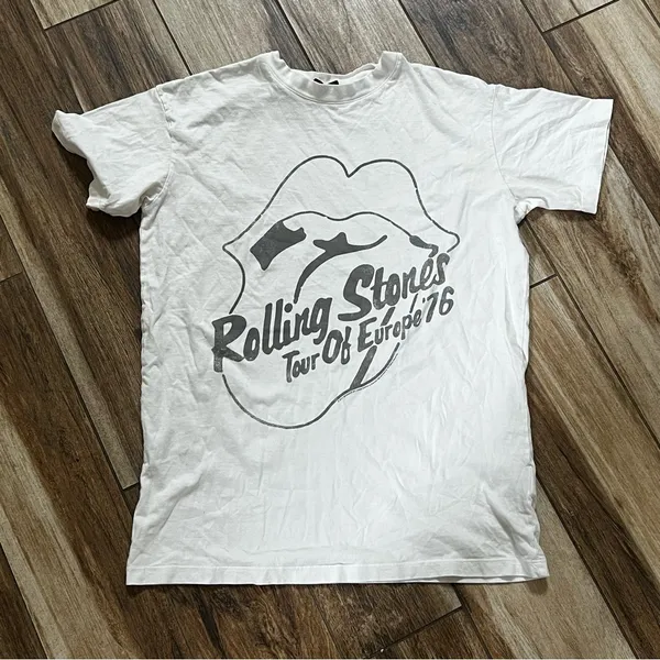 Cotton on Rolling Stones white t-shirt - Image 5