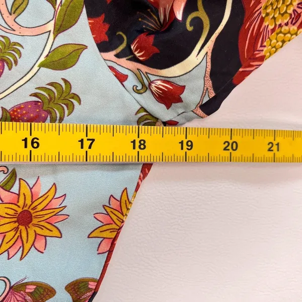 NWOT Farm Rio Floral Swans V-Neck Long Sleeves Mini Dress Size M - Image 13
