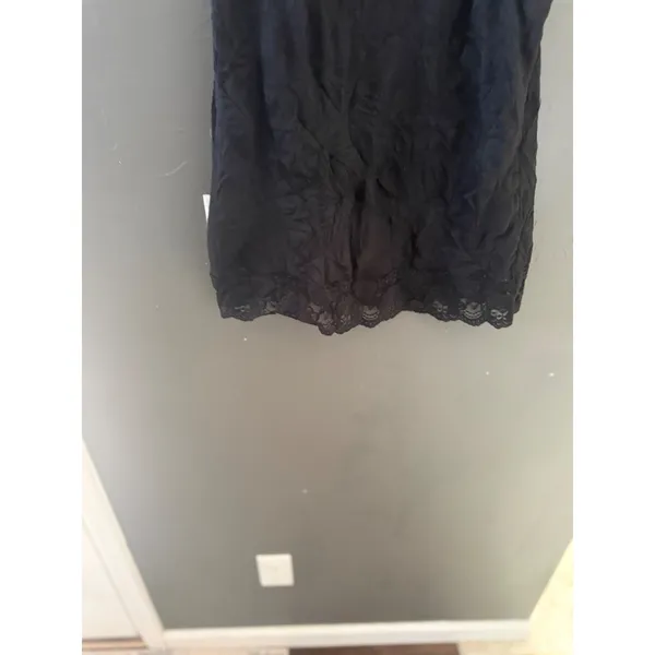 Maurices‎ Womens Black Lace Trim Adjustable Strap Camisole Tank Top XL - Image 3