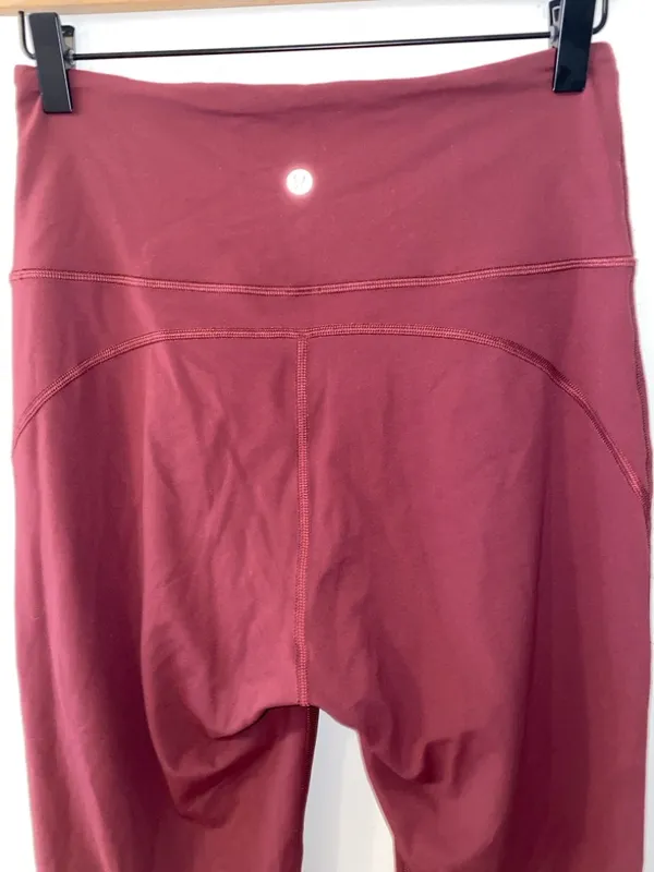 Lululemon Athletica Groove Nulu High Rise Flare Full Length Leggings Size 8 EUC - Image 5