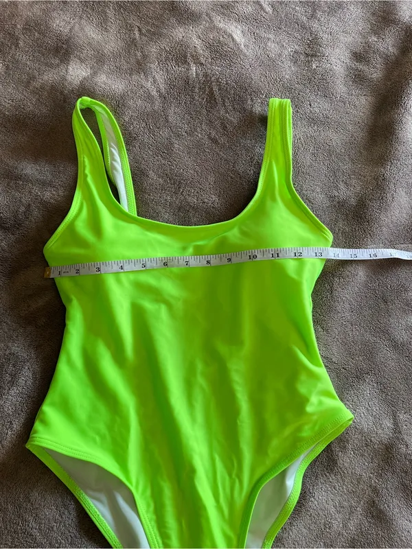 Neon 80’s One Piece Work Out Leotard Costume Bodysuit Women’s Sz S EUC - Image 5