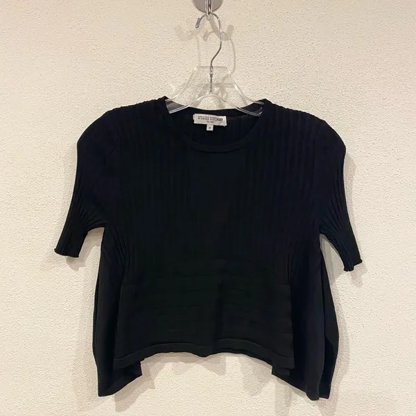 Opening Ceremony Linear Ribbed Crop Top Size XS EUC - Image 2