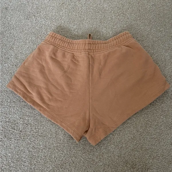 Jonathan Simkhai Standard Evie Shorts Cashew Organic Cotton Relaxed - Image 4