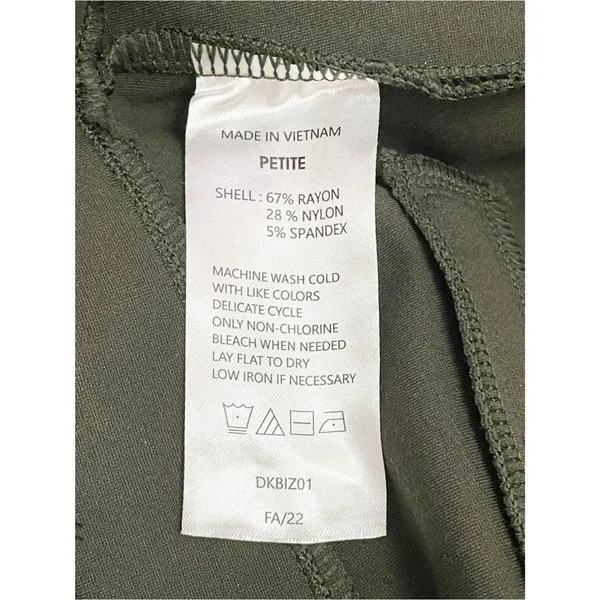 Quince Ultra Stretch Ponte Bootcut Pants Olive Green Size Large Work Career - Image 10