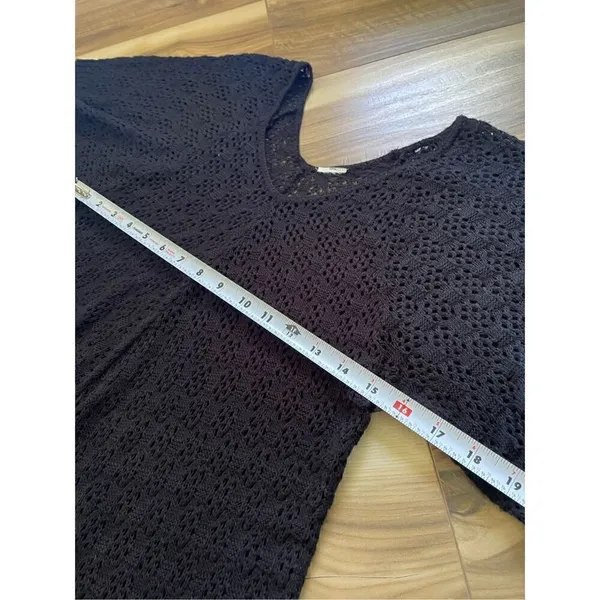 Crochet Black Tunic - Image 3