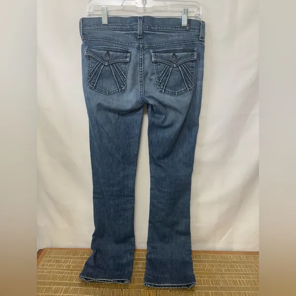 7 For All Mankind Straight Leg Jeans‎ Size 27 - Image 6
