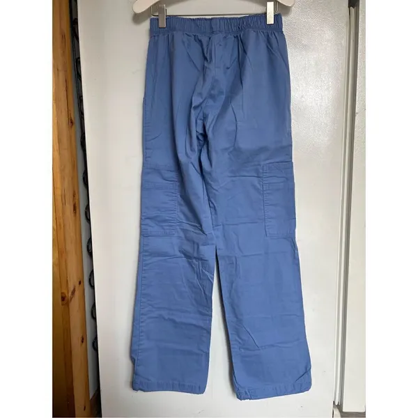 Cherokee Workwear Blue Scrub Pants Woman’s Size XS - Image 4