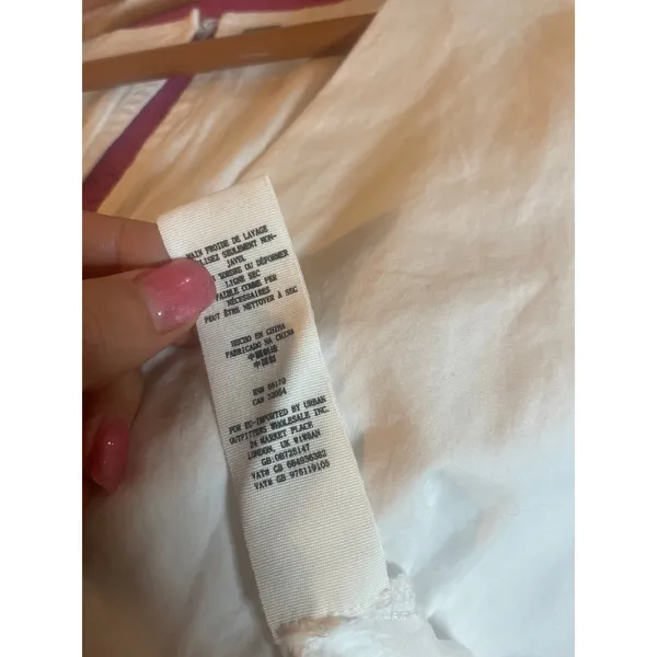 FREE PEOPLE Lindsey Dress White Mini BABYDOLL FOREST FAIRY NO SIZE TAG See Msrmt - Image 6