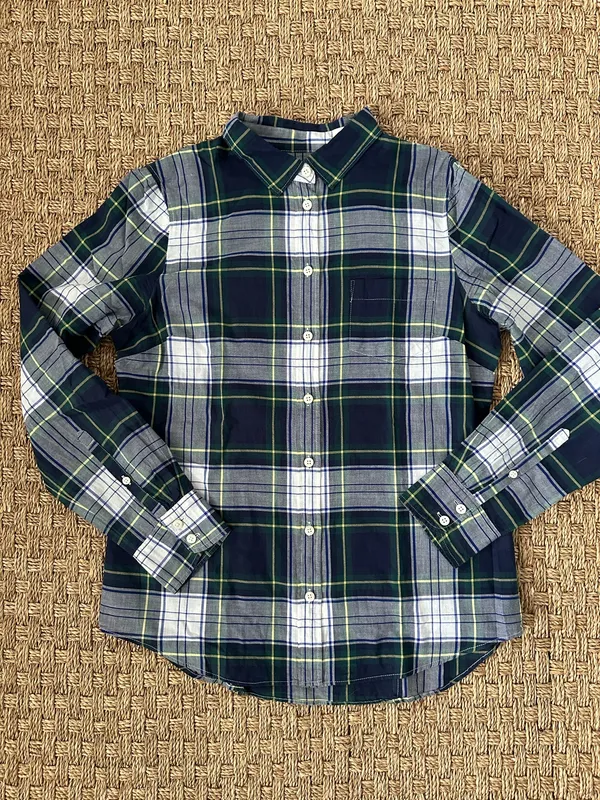 J.CREW Women’s Size S Plaid Long Sleeve Button-Up Cotton Point Collar Shirt - Image 9