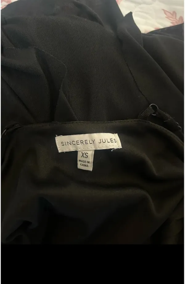 Sincerely Jules Black Ruffle Dress - Image 3