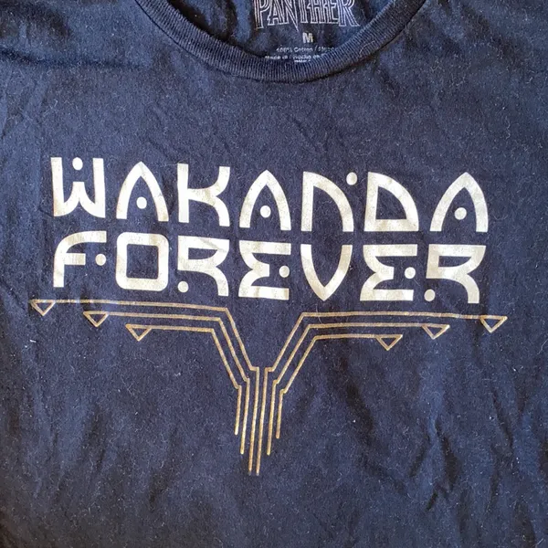 Marvel Black Panther Wakanda Forever Short Sleeve Top - Image 2
