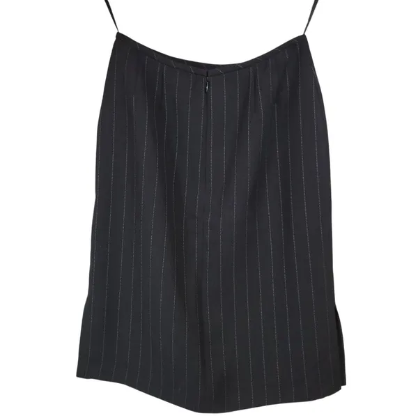 Tahari‎ Arthur Levine Women Black Pinstripe Career Skirt Size 4 - Image 2