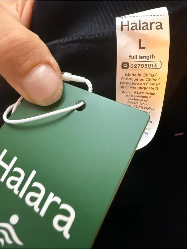 NWT Halara Black Full Length Seamless Leggings - Image 3