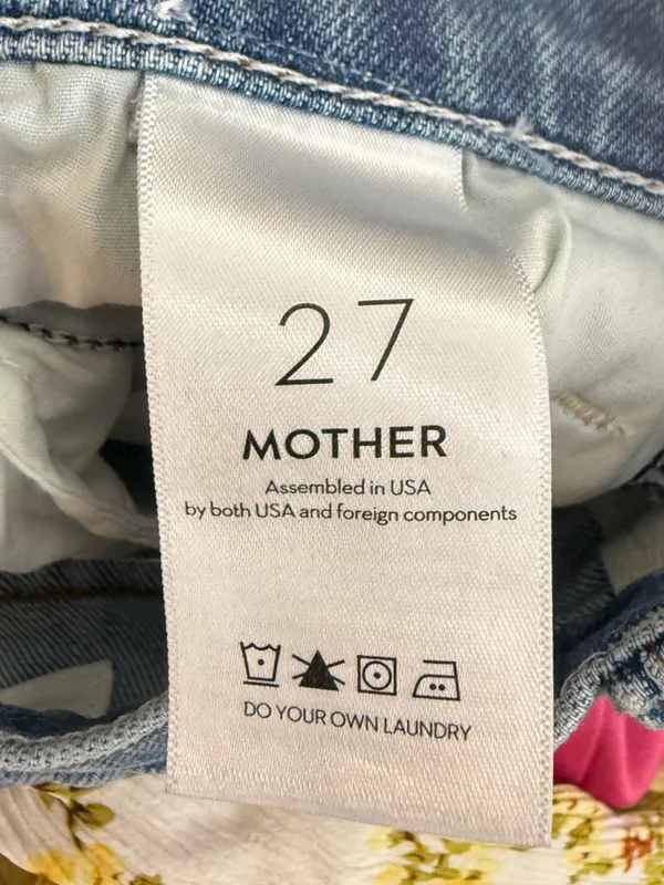 MOTHER The Hustler Ankle Fray Crashing Hard Jeans Size 27 - Image 6