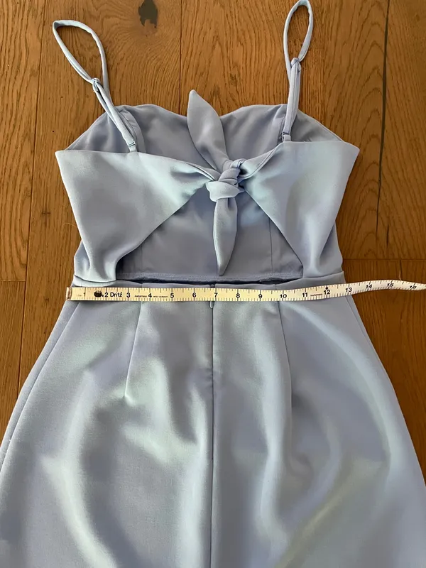 French Connection Whisper Tie Back Mini Dress - Image 3