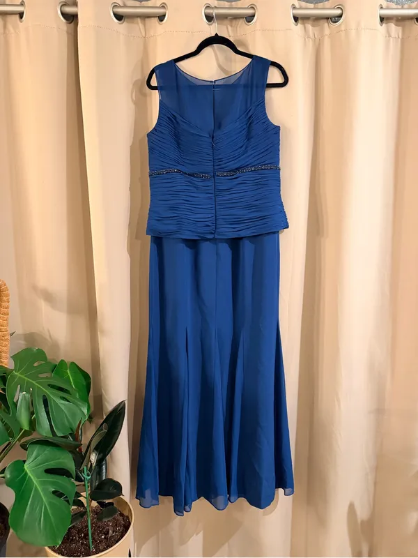 Women’s Blue Daymor Formal Dress - Image 3
