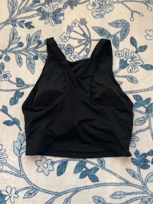 Athleta Black High-Neck Swim Bikini Top - Image 2