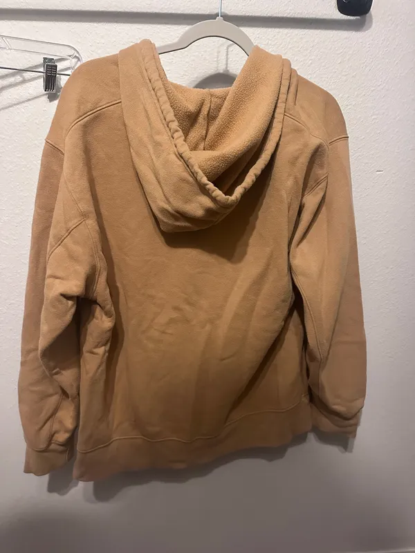 tan oversized hoodie - Image 2