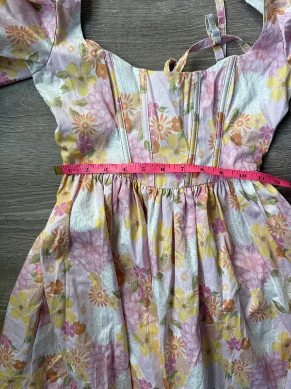 New For Love And Lemons Carrie Midi Dress Xxs - Image 7