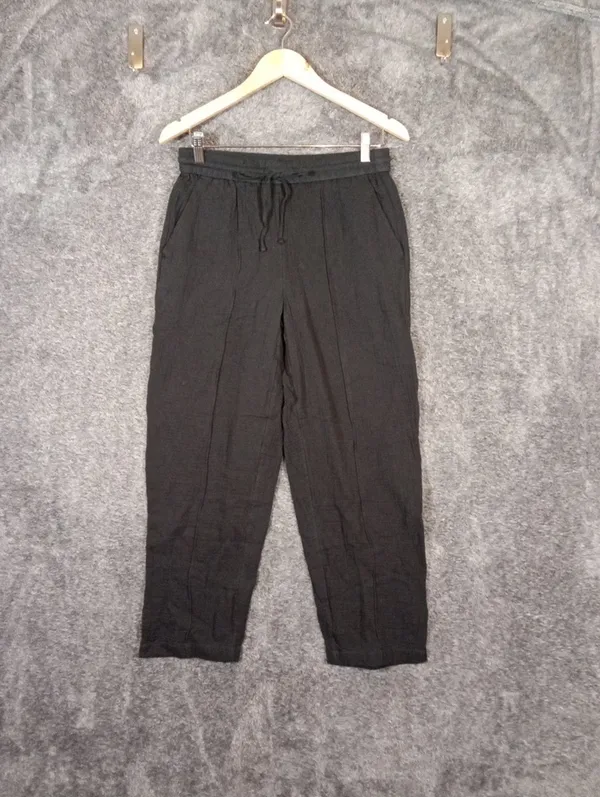 J. Crew Seaside Pants In Soft Gauze Ankle Cotton Pull On Coastal Lagenlook S - Image 2