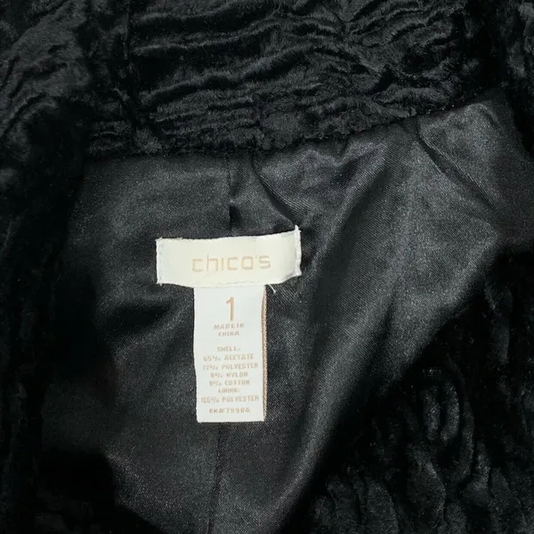 Chicos Jacket Witchy Whimsigoth Goth Dark Academia Minimalist Black 1 Medium 8 - Image 2