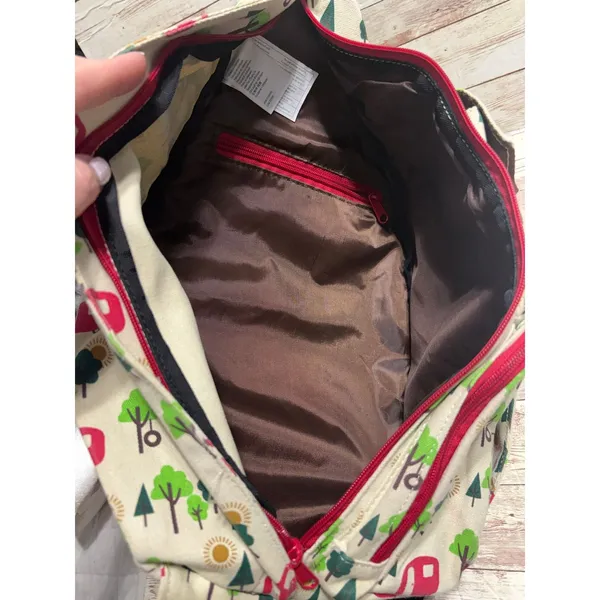 Kavu Rope Bag 20" Cotton Canvas Pattern Cross Body Hiking Travel - Image 3