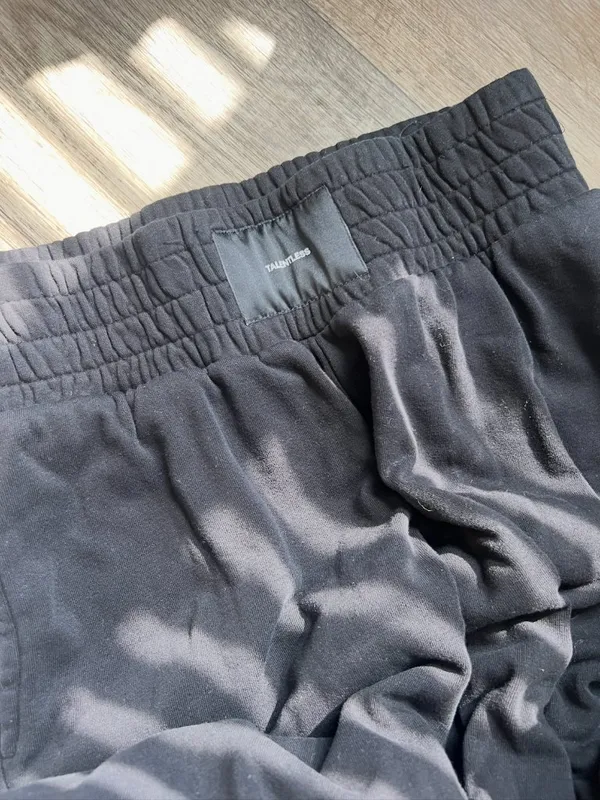 Talentless small black sweat pants wide leg - Image 7