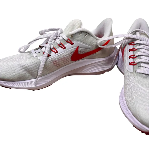 Nike Air Zoom Pegasus 39 Womens Running Shoes White Bright Red DH4072-103 Size 8 - Image 5